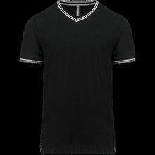 Camiseta de punto piqué de hombre Black / Light Grey / White S