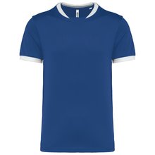 Camiseta rugby poliéster Azul M