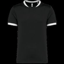 Camiseta rugby poliéster Black XS