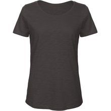 Camiseta  sencilla para mujer de algodón orgánico Negro XS