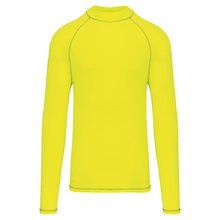 Camiseta surf manga larga hombre Fluorescent Yellow XS