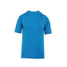 Camiseta surf protección UV niño Aqua Blue 6/8 ans