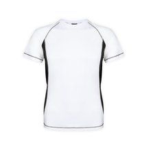 Camiseta técnica adulto bicolor transpirable Neg S