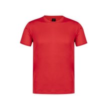 Camiseta técnica adulto de varios colores con diseño en espalda y mangas transpirable Rojo XL