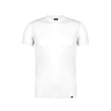 Camiseta técnica adulto ecológica de PET reciclado transpirable Blanco S