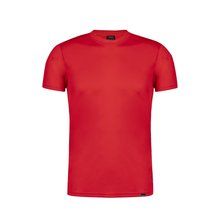 Camiseta técnica adulto ecológica de PET reciclado transpirable Rojo XS