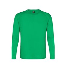 Camiseta técnica adulto de manga larga en varios colores Verde L