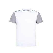 Camiseta Técnica Adulto Transpirable Bicolor Blanco XL