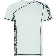 Camiseta Técnica Manga Ranglán Paneles Estampados PRINT RUN BLANCO L