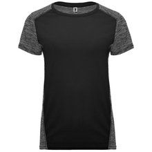 Camiseta Técnica Mujer Doble Tejido Bicolor NEGRO/NEGRO VIGORE L