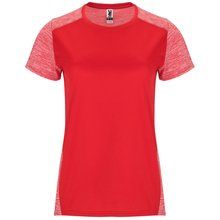 Camiseta Técnica Mujer Doble Tejido Bicolor ROJO/ROJO VIGORE S