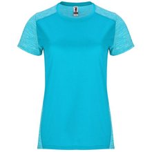 Camiseta Técnica Mujer Doble Tejido Bicolor TURQUESA/TURQUESA VIGORE XL