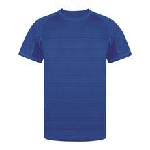 Camiseta técnica unisex transpirable ligera Azul L
