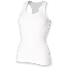 Camiseta tirantes mujer algodón Blanco M