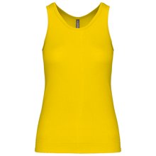 Camiseta de tirantes mujer Amarillo L