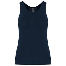 Camiseta de tirantes mujer Azul L