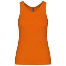 Camiseta de tirantes mujer Naranja XS