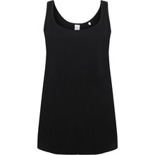 Camiseta tirantes mujer punto jersey Negro S