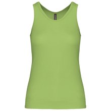 Camiseta de tirantes mujer Verde L