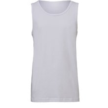 Camiseta tirantes unisex algodón Blanco S