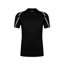 Camiseta Transpirable con Tiras Reflectantes Negro XL