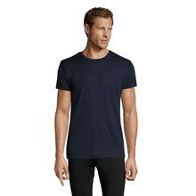 Camiseta Unisex 130g Sublimable en Blanco Azul Marino XS