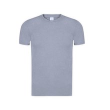 Camiseta Unisex Efecto Jeans Gris XS