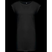 Camiseta vestido mujer algodón Black S/M