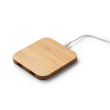 Cargador 15W Inalámbrico 2 USB Natural