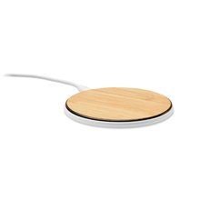 Cargador Bambú 10W Carga Rápida Madera