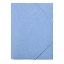 Carpeta para folios de caña de trigo Azul
