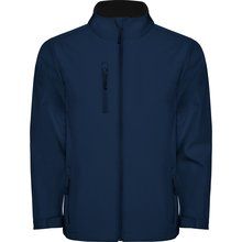 Cazadora Softshell con cremallera invertida Marino XL