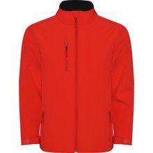 Cazadora Softshell con cremallera invertida Rojo 16