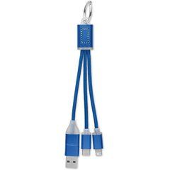 Cable de Carga 4 en 1 Llavero | Frontal | 7 x 15