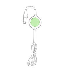 Cable Carga Inalámbrico 5W micro USB | Cuerpo del cargador | 35 x 35