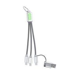 Cable Cargador 3 en 1 | En el cuerpo del USB cara B | 17 x 8