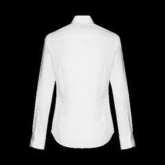 Camisa blanca de popelina mujer | Espalda