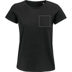 Camiseta Ajustada Algodón Mujer | Pecho