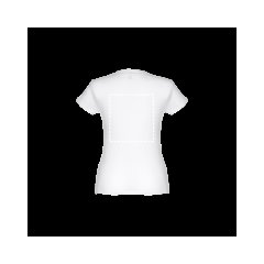 Camiseta Algodón Entallada de Mujer | Espalda | 280 x 300