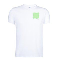 Camiseta Blanca 180g/m2 Algodón | Area 1 | 80 x 80