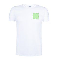 Camiseta Blanca Algodón Adulto | Area 1 | 80 x 80