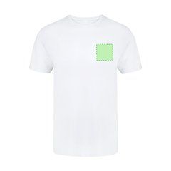 Camiseta Blanca Algodón Sin Costuras Laterales | Area 1