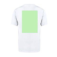 Camiseta Blanca Algodón Sin Costuras Laterales | Area 7