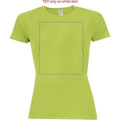 Camiseta Deportiva Mujer 140g | Frontal