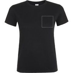 Camiseta Mujer Algodón Corte Entallado | Pecho