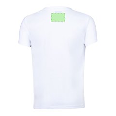 Camiseta niño/niña blanca transpirable textura algodón | Area 6