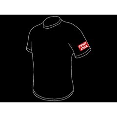 Camiseta Poliéster Técnico para Niños | Manga derecha 1 color negro | 80 x 50