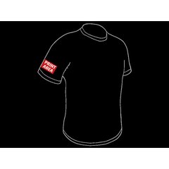 Camiseta Poliéster Técnico para Niños | Manga izquierda en 1 color negro | 80 x 50