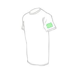 Camiseta técnica blanca niño/niña con tratamiento refrigerante | En la manga izquierda