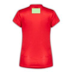 Camiseta técnica mujer en variedad colores con diseño en espalda y mangas transpirable | Area 6
